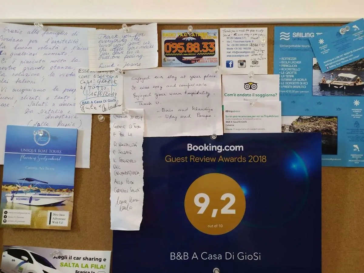 B&B A Casa Di GioSi Aeroporto di Catania Fontana Rossa Italia